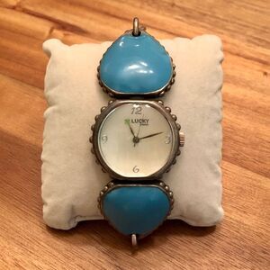 Lucky Brand | Enamel Bracelet Watch | 8” Adjustable